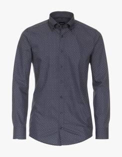 Venti mintás ing, kék