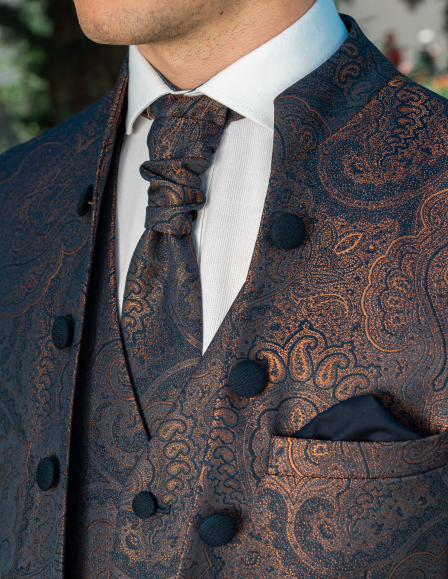 Absztrakt mintás ceremónia szett